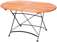Gartentisch MERXX "Schlo&szlig;garten", schwarz (beige, schwarz), B:90cm H:75cm...