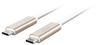 Artwizz High-Speed USB-C auf USB-C male Kabel, Datenkabel, Ladekabel, Gold