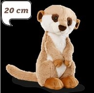 Nici Kuscheltier Nici Erdm&auml;nnchen 20 cm sitzend braun-beige