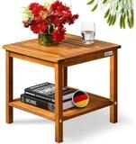 Casaria Beistelltisch Washington (1-St), Holz wetterfest FSC&reg; zertifiziert 2...
