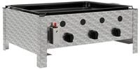 BBQ-Toro Gasgrill Edelstahl Gastrobr&auml;ter 3-flammig, 64 x 52 x 27 cm,...