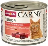 Animonda Carny Senior Rind + Putenherzen 200 g - 6 St&uuml;ck, Nassfutter f&uuml;r:...