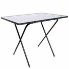 MFG Gartentisch Scherentisch 60x80 cm, anthrazit mit Scherengestell
