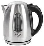 Adler Wasserkocher AD 1223 f&uuml;r 1,7 Liter Edelstahl-Wasserkocher, 2200 W