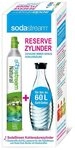 SodaStream CO₂-Zylinder Sodastream Reservezylinder mit Glaskaraffe
