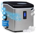 Klarstein Eisw&uuml;rfelmaschine Mr. Black-Frost Eismaschine 150W 15 kg/24h 3,3L...