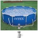 Intex Framepool Metal Frame, &Oslash;xH: 305x76 cm