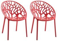 CLP Gartenstuhl Hope (2er Set, 2 St), Kunststoff, stapelbar, wetterfest