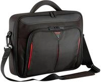 Targus Laptoptasche Targus Classic+ Clamshell Laptop Tasche (bis 14) schwarz/rot
