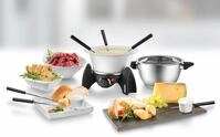 Unold Elektro-Fondue 48615, 0,8 l, Edelstahl-Fonduetopf plus feuerfestem...