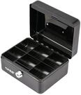 HMF Geldkassette Geldkassette abschlie&szlig;bar, Kasse mit M&uuml;nzeinsatz, Geldkasse mit 6