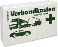 S&ouml;hngen Erste-Hilfe-Set KFZ-Verbandkasten Kunststoff wei&szlig; mit F&uuml;llung...