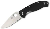 Spyderco Universalmesser Spyderco Tenacious Satin Combination C122GPS