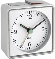 TFA Dostmann Wecker TFA Dostmann 60.1013.54 Quarz Wecker Silber Alarmzeiten 1