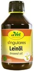 cdVet Singulares Lein&ouml;l, Erg&auml;nzungsfutter f&uuml;r: Pferde, Katzen, Hunde, &Ouml;l aus