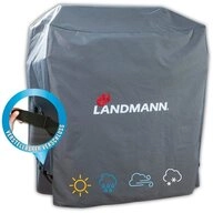 LANDMANN Grillabdeckhaube Wetterschutzhaube 60x96x120cm, wasserdicht,...