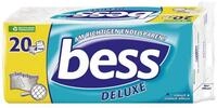 bess Toilettenpapier Deluxe, 4-lagig, 20 Rollen, mit Pr&auml;gung, 180 Blatt/Rolle
