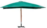vidaXL Ampelschirm, Sonnenschirm Melia 300x400 cm Gr&uuml;n