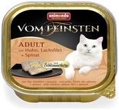 Animonda vom Feinsten mit Schlemmerkern mit Huhn, Lachsfilet & Spinat 100 g - 3,
