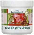 Kr&auml;uterhof Handcreme Rotweinlaub Creme Beinpflege Fu&szlig;pflege 250ml f&uuml;r m&uuml;de...