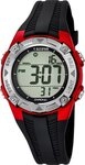Calypso Digitaluhr K5685-6 Rot Kunststoffband Schwarz 36,6 mm