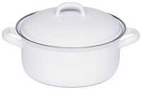 Riess Kasserolle Classic Weiss, Classic Wei&szlig; 20 cm / 2,0 L - Emaille