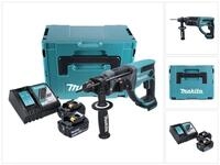 Makita Akku-Kombibohrhammer DHR 202 RMJ Akku Kombihammer 18 V 2,0 J SDS Plus +...