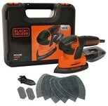 Black + Decker Deltaschleifer Black&Decker Dreieckschleifer m.6 Schleifgitt...