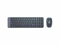 Logitech Logitech Wireless Combo MK220 - Tastatur - QWERTY - Schwarz Tastatur-...