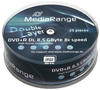 Mediarange DVD-Rohling DVD+R DL 8,5 GB MediaRange 8x Speed Double Layer in...