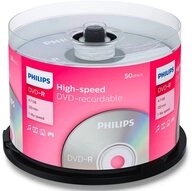 Philips DVD-Rohling 50 Philips Rohlinge DVD-R 4,7GB 16x Spindel