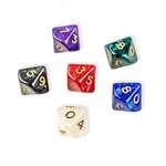 Philos Spiel, W&uuml;rfel - 10-seitig - pearl - 50 St&uuml;ck