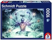 Schmidt Spiele Puzzle Traum im Universum - 1000 Teile Puzzle, Puzzleteile