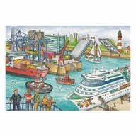 Schmidt Spiele Puzzle Verkehrsmittel Puzzle-Box im Metallkoffer 4 Puzzle, 148