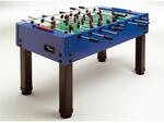 Garlando Tischfu&szlig;ballspiel "Master-Cup", schwarz / blau, h&ouml;henverstellbar