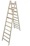 KRAUSE Doppelleiter STABILO, 2x 10 Sprossen beige 280 cm