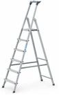 Zarges T-Gleiter ZARGES Stufenstehleiter Aluufen 1seitig Plattform-H1240mm 4.9kg