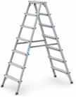 Zarges Stehleiter ZARGES Stufenstehleiter Alu 2x7 Stufen 2seitig...