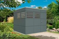 Skanholz Gartenhaus CrossCube Brisbane 3, BxT: 253x253 cm