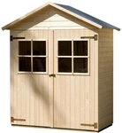 weka Ger&auml;tehaus Garten-/Terrassenschrank 357 Gr.2, BxT: 185x105 cm, natur,