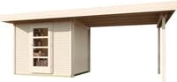 weka Gartenhaus wekaLine 172 B Gr.1, 28 mm, Anbau ca. 300 cm, BxT: 539x279 cm