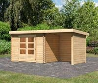 Karibu Gartenhaus Karibu Gartenhaus Bastrup, 28 mm, 514 x 273 cm, Typ 3, natur,...