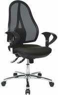 TOPSTAR B&uuml;rostuhl B&uuml;rostuhl Open Point SY Deluxe, OP290UG20 schwarz, chrom...