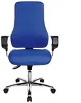 TOPSTAR Schreibtischstuhl Sitness 55, mit Armlehnen, Muldensitz und...