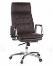 hjh OFFICE Chefsessel Profi Chefsessel Villa 20 Leder mit Armlehnen, Drehstuhl