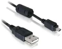 Delock DeLOCK USB 1,83m USB Kabel Schwarz Audio- & Video-Kabel