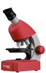 BRESSER junior Mikroskop 40x-640x Rot Kindermikroskop