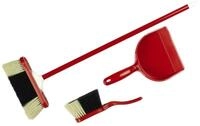 Theo Klein Spielgeschirr Vileda Kehrset 3tlg. Kunststoff rot