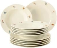 Seltmann Weiden Tafelservice Teller Set, Geschirr-Set, Service Marieluise (16-tlg), 6