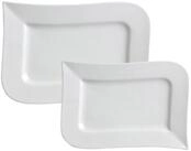 Ritzenhoff & Breker Servierplatte Melodie Servierplatten Set 2er Set, Porzellan,